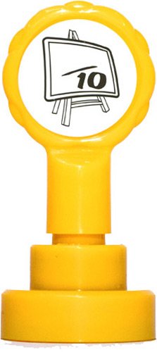 Blackboard Marking Self Inking Teachers Reward Stamp X11909, Medium