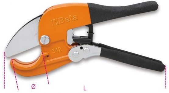 Beta 3420030 Model 342 Ratchet-Type Shear for Plastic Pipes