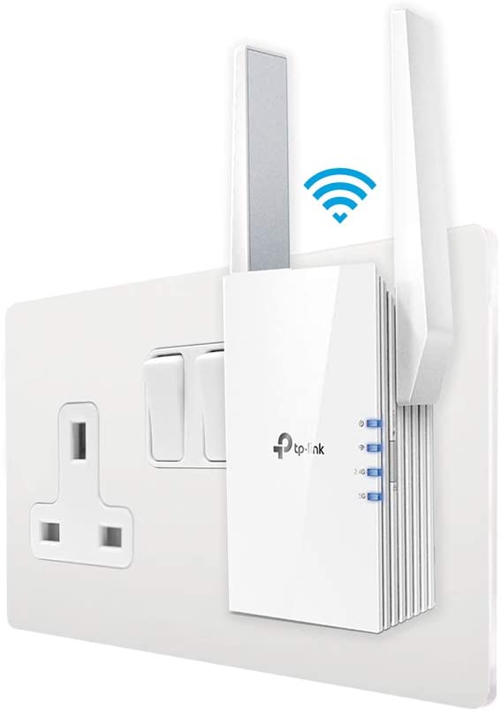 TPLink RE505X AX1500 Dual Band WiFi 6 Range Extender, Broadband/WiFi