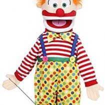 25" Clown w/ Hat, Full Body, Ventriloquist Style Puppet