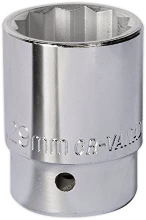 Sealey S34/29 Walldrive Socket 29Mm 3/4Sq Drive, Silver