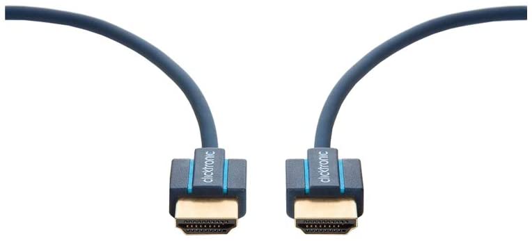 Clicktronic 70701 Casual Ultraslim High Speed HDMI Cable with Ethernet, 0.5m Length, Black, 0.50 m - Image 2