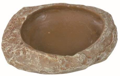 Trixie 76180 Reptile water and food bowl,Beige,6 x 1.5 x 4.5 cm