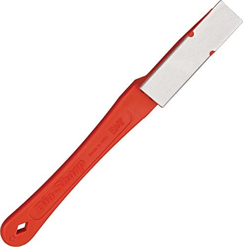 DMT Dia-Sharp Superior Diamond Mini-Hone- Fine Knife Sharpener - Red, 25-Inch