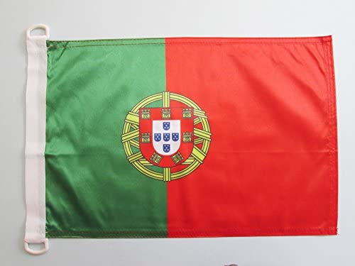 AZ FLAG, Portugal Nautical Flag, 18'' x 12'', For Outdoor and Boat