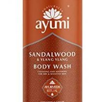 Ayumi Sandalwood & Ylang Ylang Body Wash. Vegan, Cruelty-Free, Dermatologically-Tested, 1 x 250ml