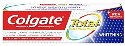 Colgate Total Whitening Toothpaste, 75ml (Pack of 4), 75 ml (Pack of 4)