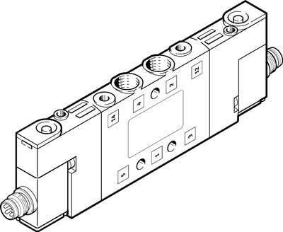 Festo 550225 Model CPE10-M1CH-5J-M7 Solenoid Valve, White