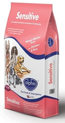 Alpha Sensitive Hypoallergenic Dry Dog Food, Transparent, 15 kg (Pack of 1)