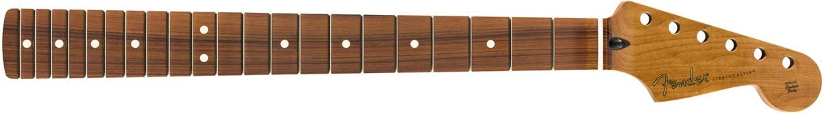 Fender Stratocaster Neck - Roasted Maple/Pau Ferro - 9.5" - 21 Frets,0990503920, Brown, 7.4 inches x 29.5 inches x 3.2 inches