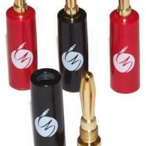 Fisual Easy Fix Banana Plugs 24K Gold Plated (8 Pack)