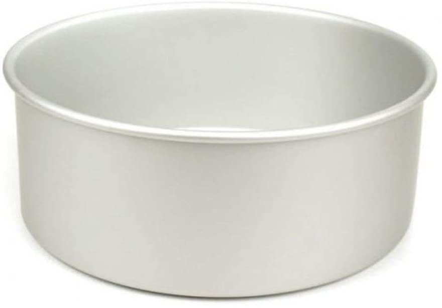 PME RND083 Anodised Aluminium Round Cake Pan, Silver, 8 x 3-Inch Deep, 8 inch - Image 3