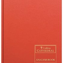 Collins 060777 69 Series Cathedral A4 Analysis Petty Cash Book, 3 Debit and 9 Credit Columns, 96 Pages