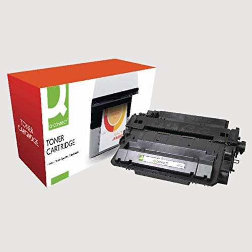 Q-Connect Compatible Toner for HP CE255X Toner Cartridge, Black