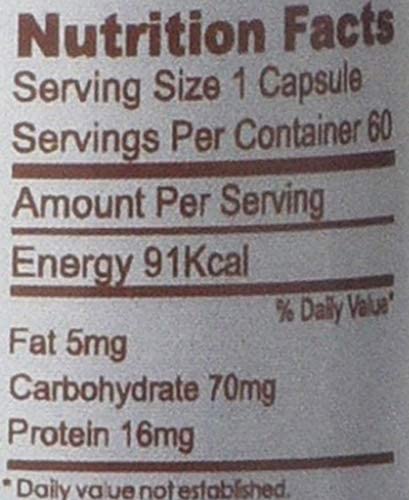 Maca Root Extract Capsule, Natural, 60 count (Pack of 1) - Image 4