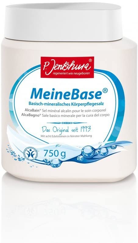 Jentschura Alkaline Bath Salt MeineBase 750 Grams, White, 750 g (Pack of 1)