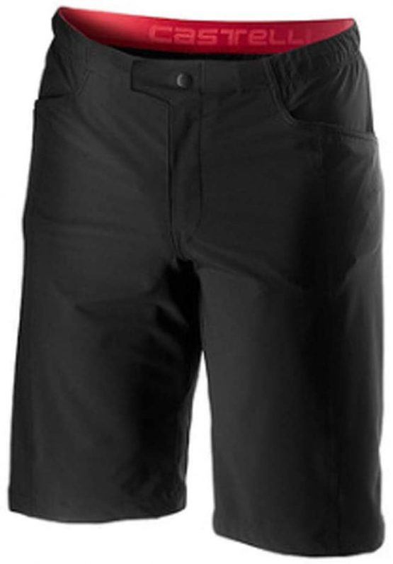 castelli Men's Unlimited Baggy Shorts, Black, L
