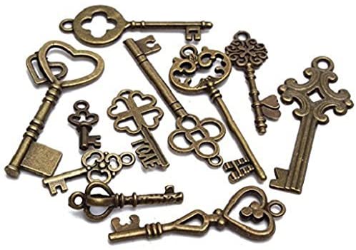 Zhichengbosi 11 PCS Vintage Skeleton Keys - Image 2