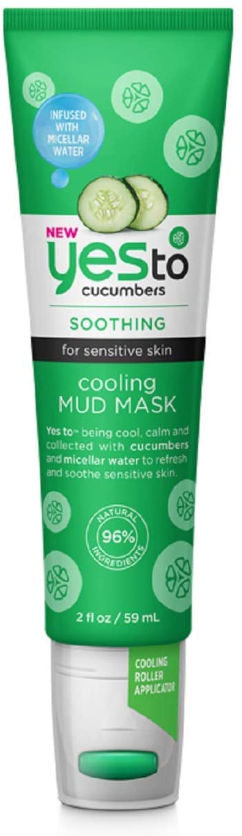 Yes To Cucumbers Cooling Mud Mask, 59 ml, 59 ml (Pack of 1)