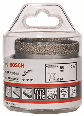 Bosch 1x PRO Multi Material Dry Diamond Core Cutters for Bore 22.23 and Small Angle Grinders (for Tiles Hard tiles