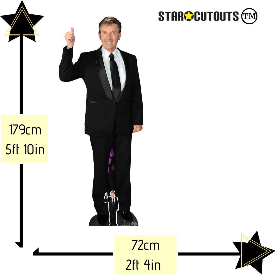 Star Cutouts CS801 Daniel O’Donnell Lifesize Cardboard Cutout with Free Mini - Music Star Party Decoration & Fan Gift 179cm - Image 2
