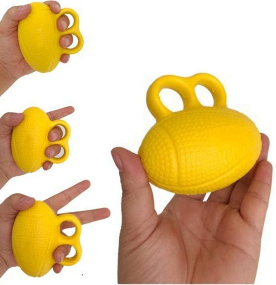 Finger Exerciser Ball, Finger Strengthener Training Silicone Squeeze Eggs, Hand Grip Strength Training, Forearm Wrist Stress Relief Ball, for Athletes Musicians Hand Strength Therapy Rehab Exerciser