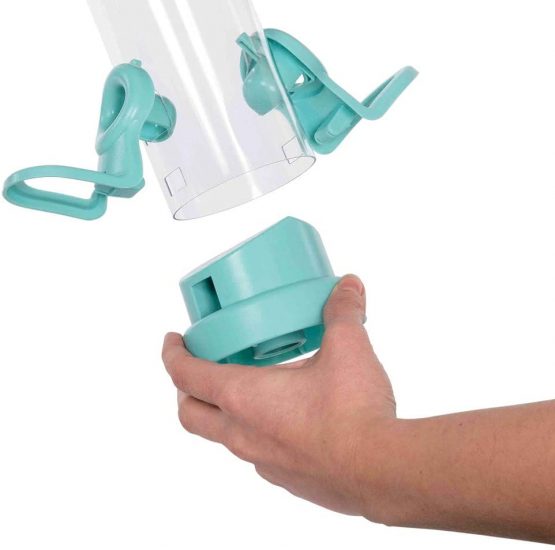 Jacobi Jayne FLO-S1B Bird Feeder, Aqua, Large - Image 3