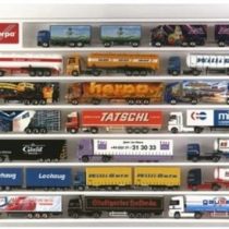 herpa 029254-Euro display truck long, 64.5 x 45 x 3.5 cm, white, 25.4 x 17.7 x 1.4-Inch