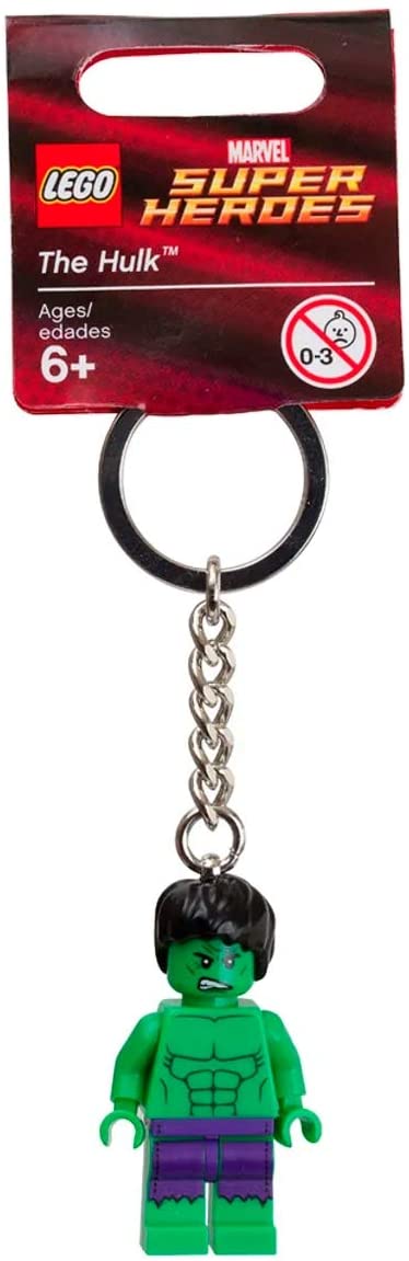 Lego Heroes Keychain (keyring)- The Hulk, White - Image 2