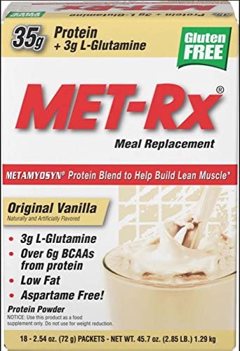 MET-RX Original Meal Replacement, Original Vanilla, 18-Count – BigaMart