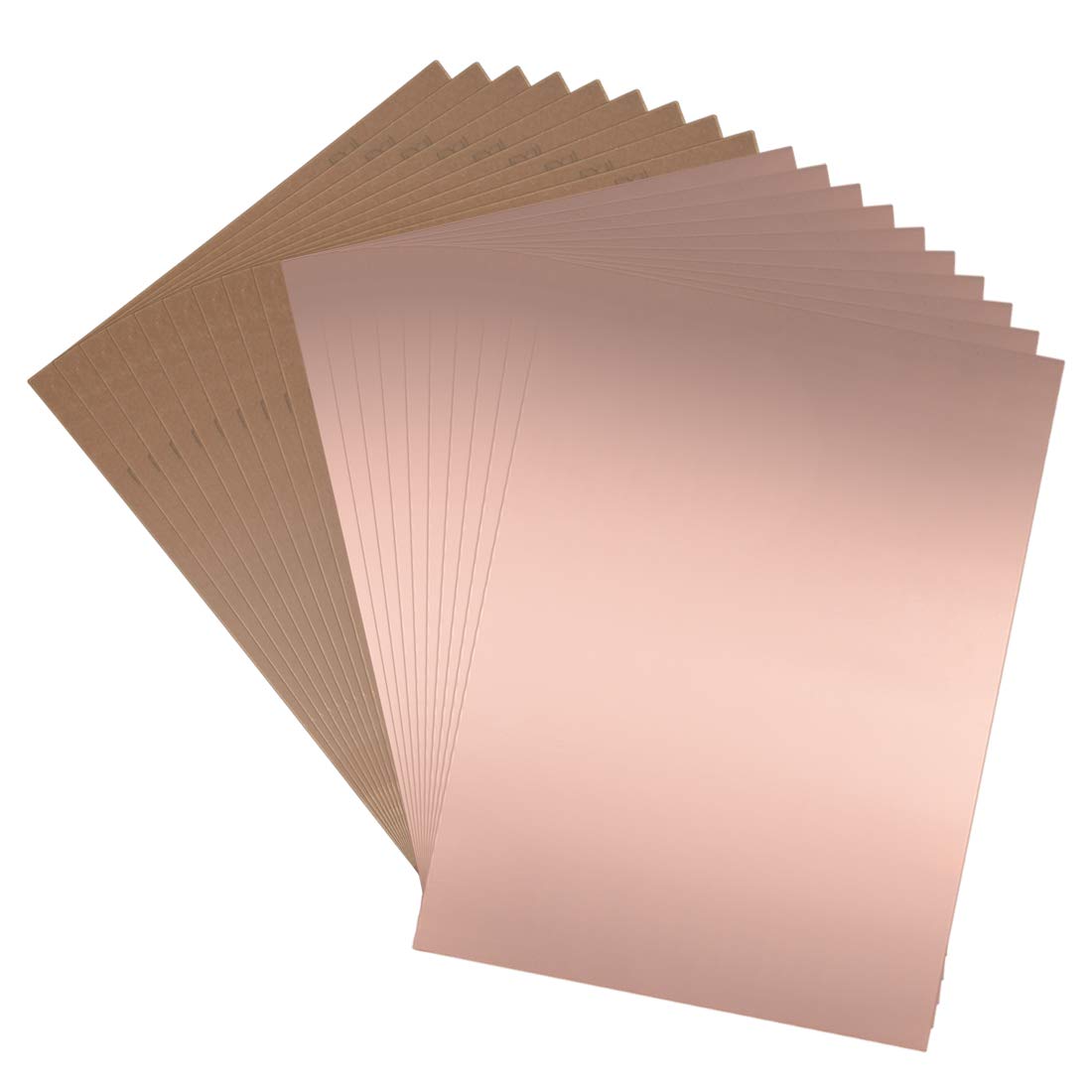 sourcing map Single-Sided Copper Clad Laminate PCB Circuit Board, 250x200mm 9.84x7.87 inch