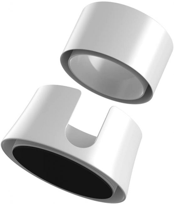 TableCoaster – The Ultimate Anti-Spill Cup Holder Drink Coaster for Your Table or Desk (Glacier White) - Image 3