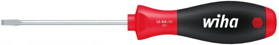 Wiha WHA-00712 SoftFinish Screwdriver, Black and Red, 12.0 x 250mm