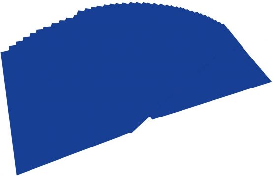 Folia 6436 Coloured Paper Ultramarine DIN A4 130 g/m² 100 Sheets for Crafts and Creative Making Cards, Window Pictures and Scrapbooking