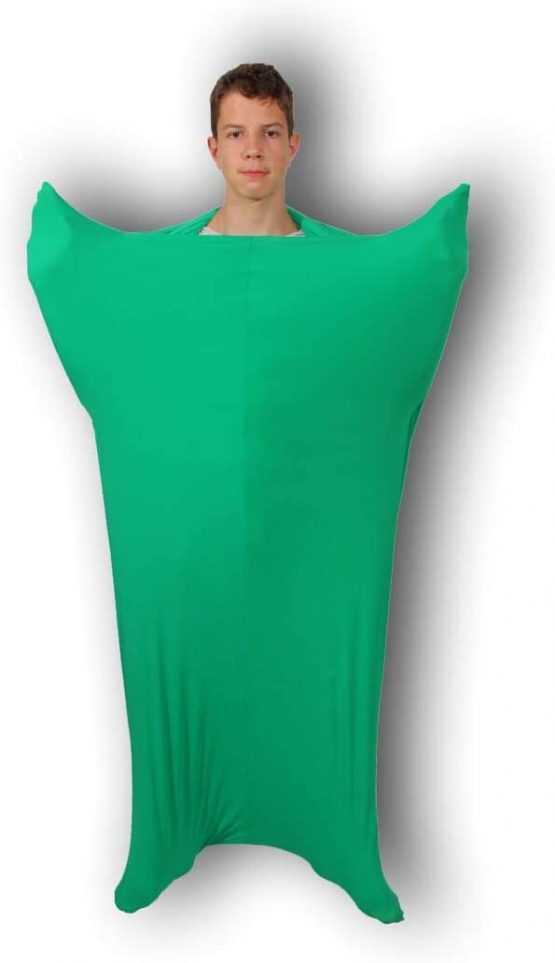 Sensory Owl Full Body Sock - Strong Stretchy Lycra Sack Sensory Blankets for Teens, Adults - Calming Cocoon - Exercise, Deep Pressure, Play Therapy Equipment - Blue XXL, 150cm Long, For 16+ Years Old - Image 4