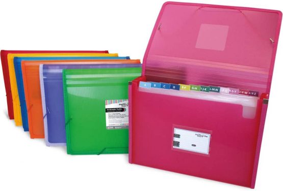 grafoplás 02963060- Folder Spacer with fuelle. Foolscap – Yellow - Image 3