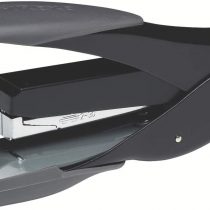 Rexel Easy Touch Low Force Stapler, 30 Sheet Capacity, Flat Clinch Stapling, Half Strip, Includes Staples, Metal Body, Black/Grey, 2102548