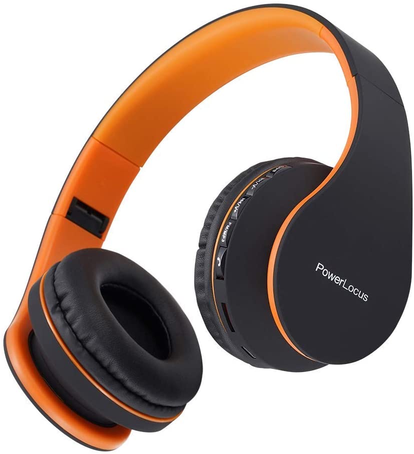PowerLocus Wireless Bluetooth Over-Ear Stereo Foldable Headphones - Image 4