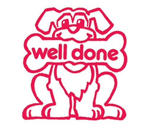 Well Done Self Inking Teachers Reward Stamp X11867, Red