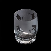 Dartington Crystal TU3407/5/CRICKET Aspect Tumbler Cricket, 100 mm (H) 35 CL