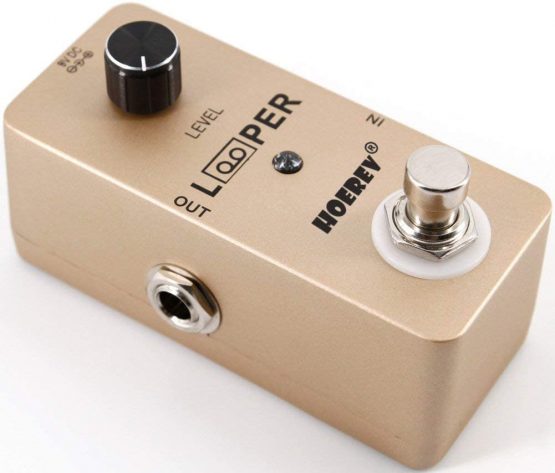 Hoerev Gitar Effector Looper Pedal,Gold Yellow - Image 2