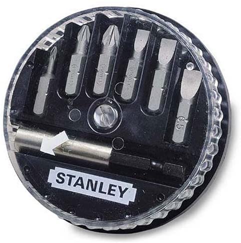 Stanley 7PC Insert Bit Set (Ph/Sl/Pz) 1 68 737, Silver