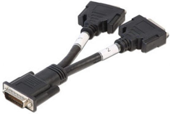 LINDY DMS 59 Male to 2 x DVI-I Female Splitter Cable