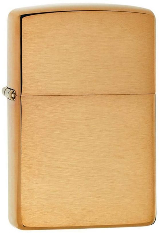 Zippo 204B New Windproof Lighter - Brushed Brass