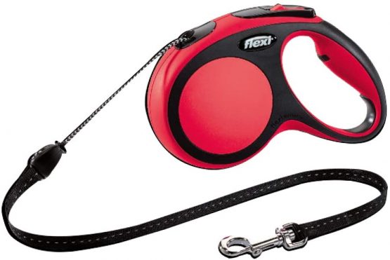 Flexi Comfort Cord Black & Red Small 5m
