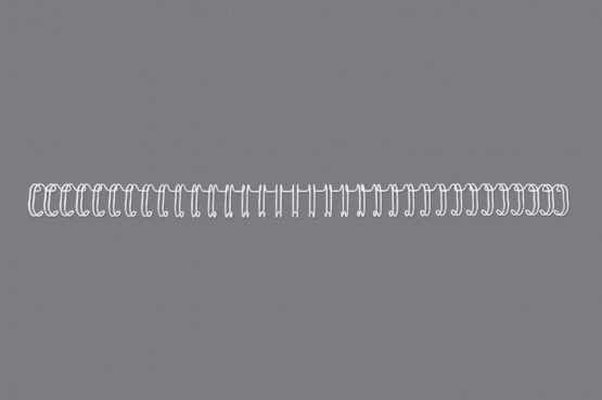 GBC WireBind Binding Wires, 5 mm, 35 Sheet Capacity, A4, White, Pack of 100, 47901E