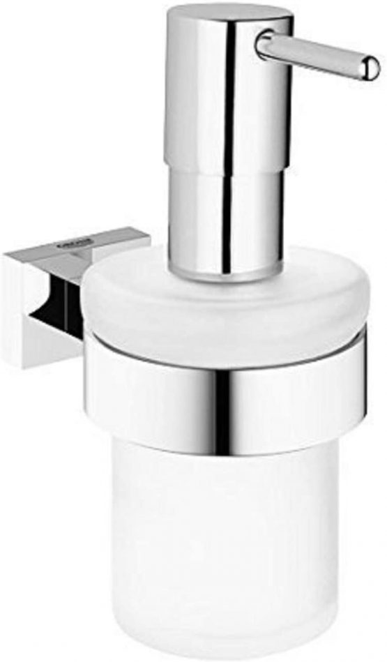 GROHE 40756001 Essentials Cube Soap Dispenser Silver