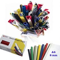 Paper Binds, A4 Diameter 8 mm, Capacity 40 Sheets, Pack of 100, Black