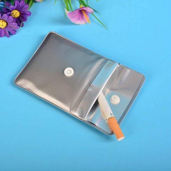 Rmeet Pocket Ashtray,Portable Ashtray 6 Pack Reusable Cigarette Ash Bags Fireproof Pouch Ashtray Odor Free Muticolor 8.5 * 7.5CM PVC - Image 4