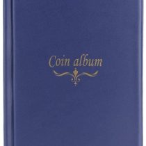 MULOVE 150 Pockets Coin Collectors Album, Coin Collection Holder Book Suitable for Coin Diameter Less Than 1.65 Inches Storage,Blue